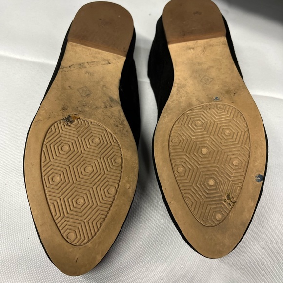 Black pointy toe suede Halogen flats - Picture 6 of 6